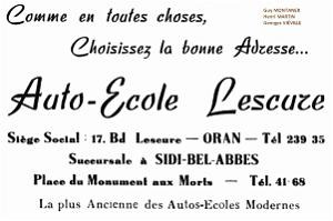 xORAN - Auto-Ecole Lescure - 22 Bd Lescure - Publicite